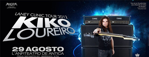Kiko Loureiro en Lima - Laney Clinic Tour 2012